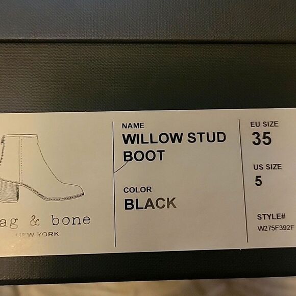 NIB Rag & Bone Willow Studded leather Boots - Picture 15 of 16